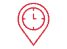 redbox+ Dumpsters' on-time pickup icon