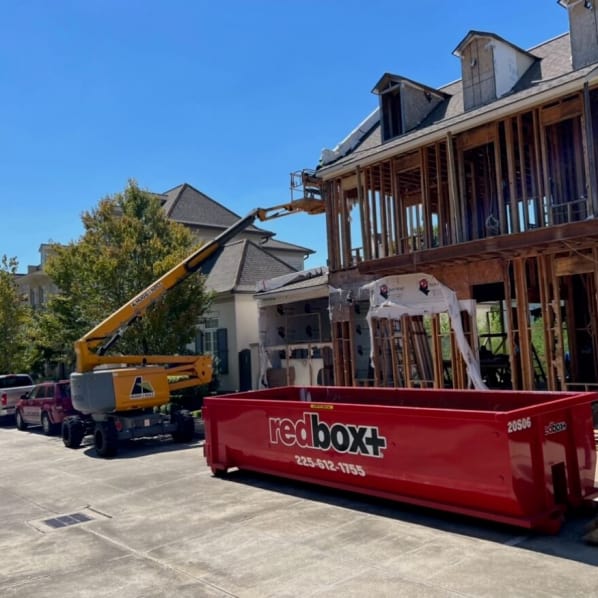 Standard 20-yard redbox+ dumpster in Baton Rouge