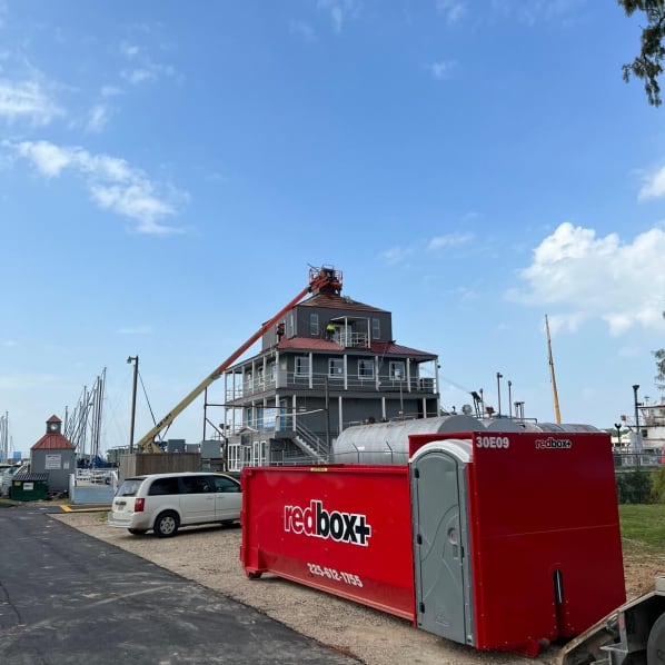 redbox+ Dumpsters of Baton Rouge 30-yard dumpster rental in Inniswold Area