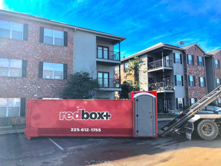 Dumpster Rental in Baton Rouge from redbox+ Dumpsters of Baton Rouge