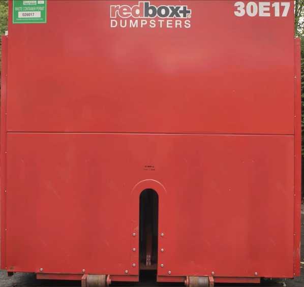a dumpster rental inspection