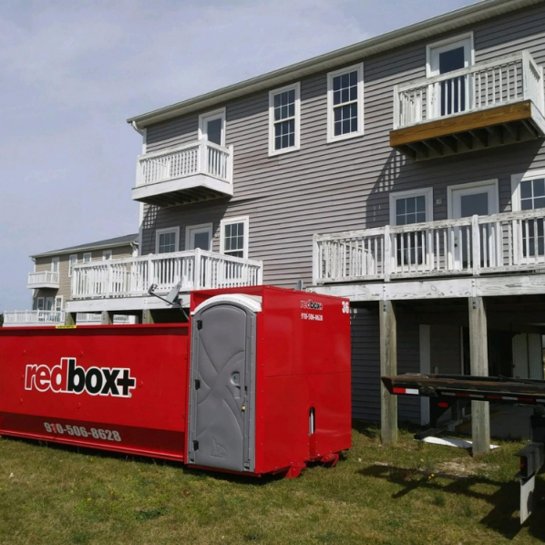 Portable Toilet Service & Dumpster Combo | redbox+ Dumpsters of