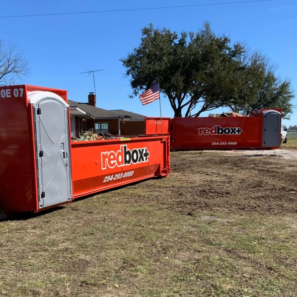 Temple TX Dumpster Rental | redbox+ Dumpsters of Central Texas