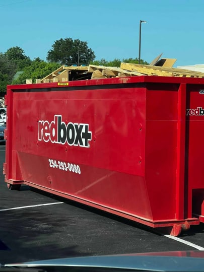redbox+ dumpsters of central texas dumpster