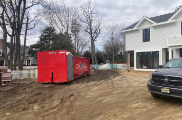 dumpster rental fall cleanup