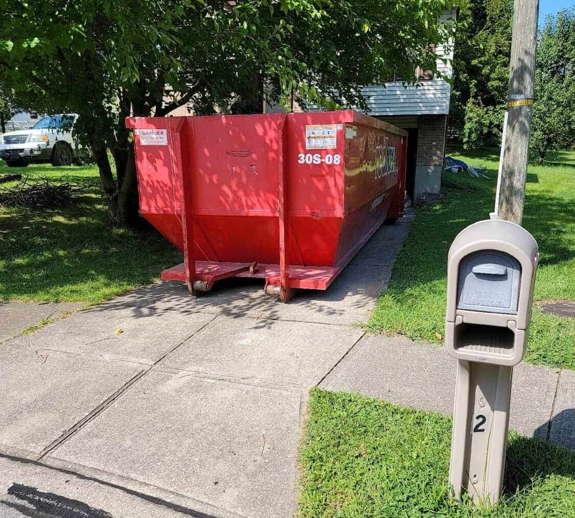 residential roll off dumpster in cincinnati