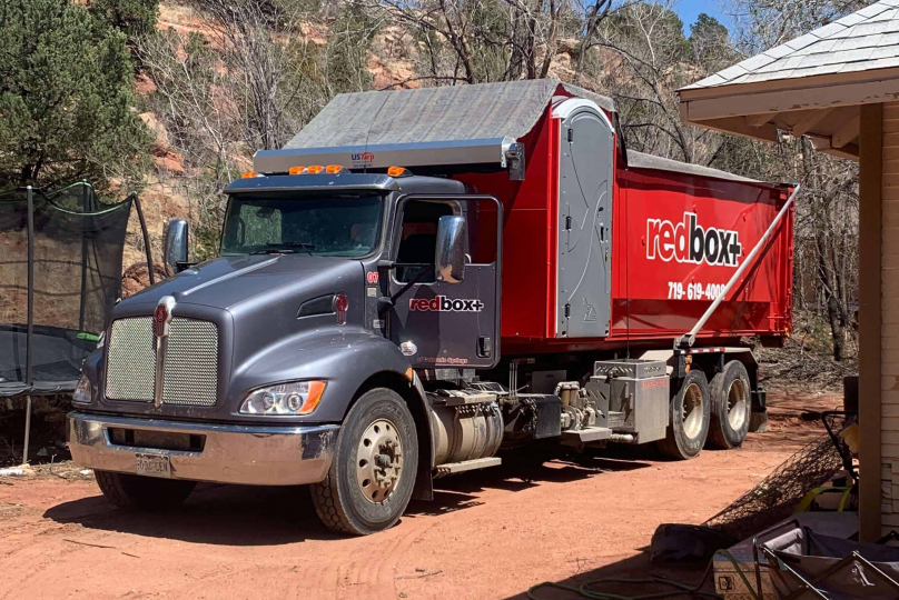 Elite Dumpster Rental with a Porta Potty Colorado Springs