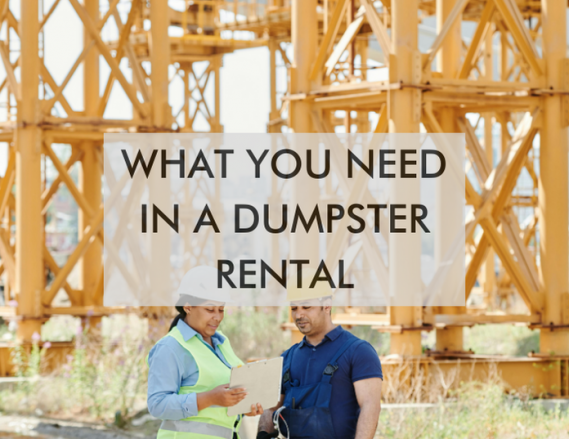 What You Need In A Dumpster Rental