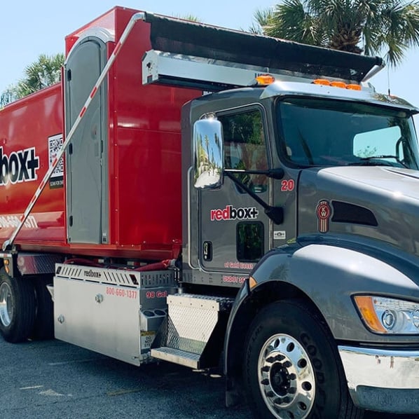redbox+ dumpster palm trees
