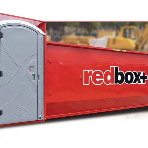 Elite Dumpster with Porta Potty – Convenience on Site