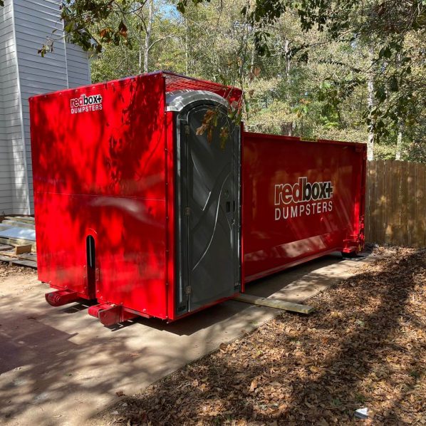 roll-off dumpster and portable toilet combo in athens, ga