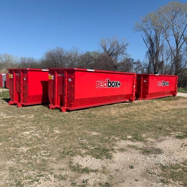 redbox 40-yard dumpster rental in austin