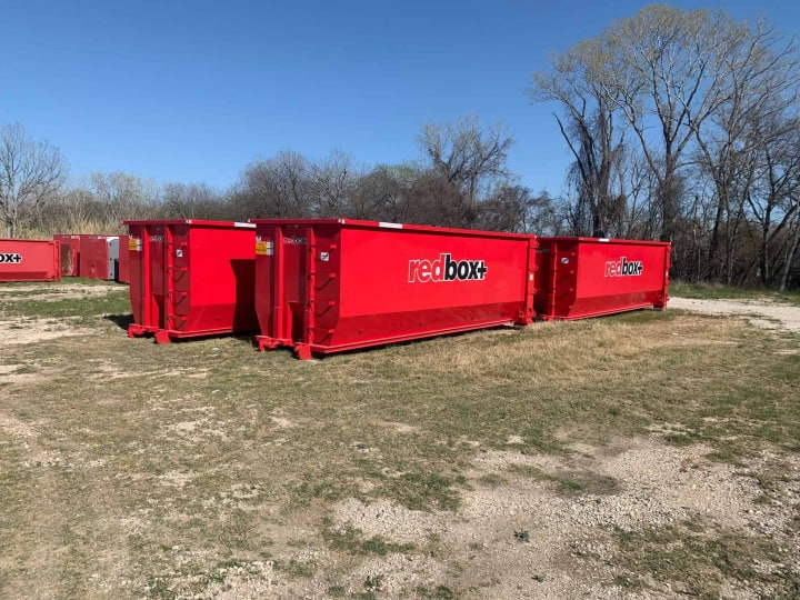 redbox 40-yard dumpster rental in austin