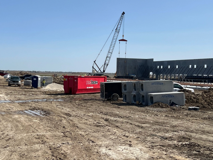 construction site dumpsters