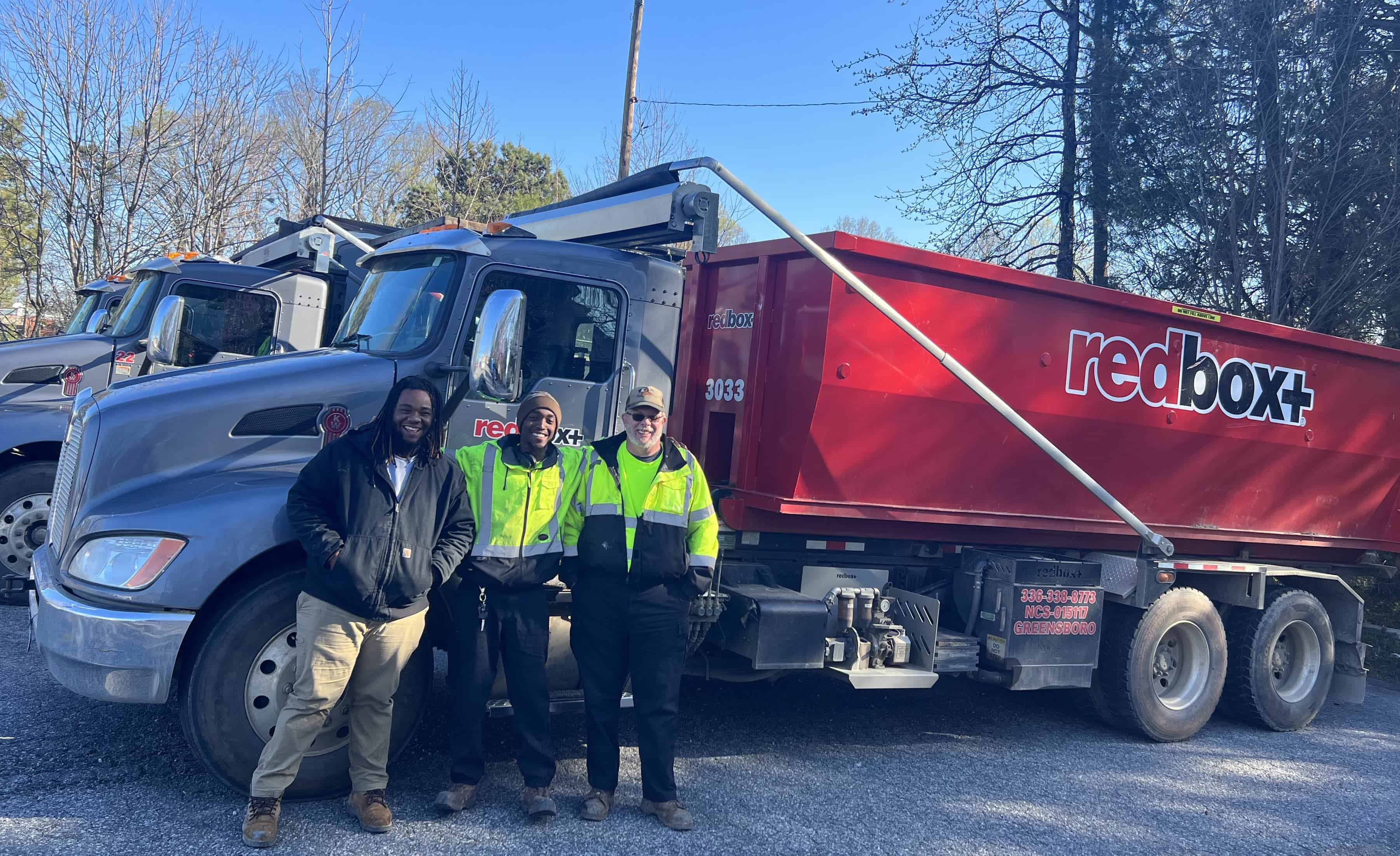 our dumpster technicians