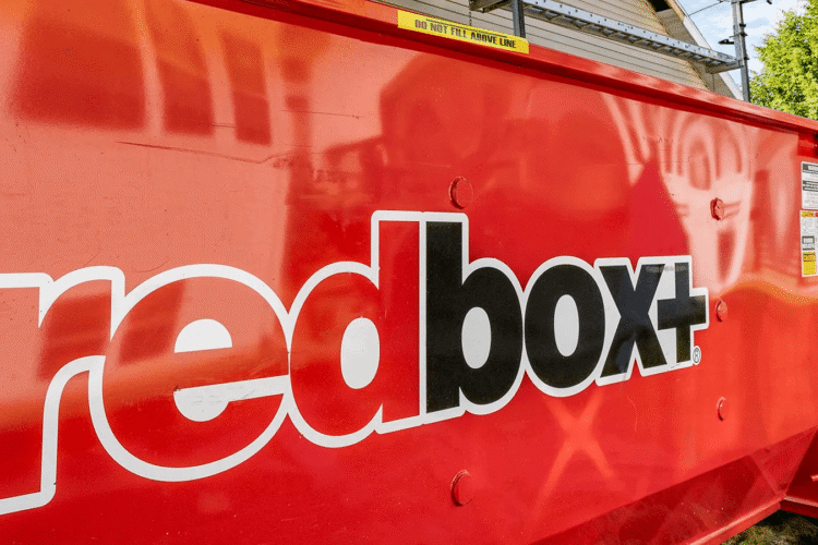 redbox+ dumpster up close