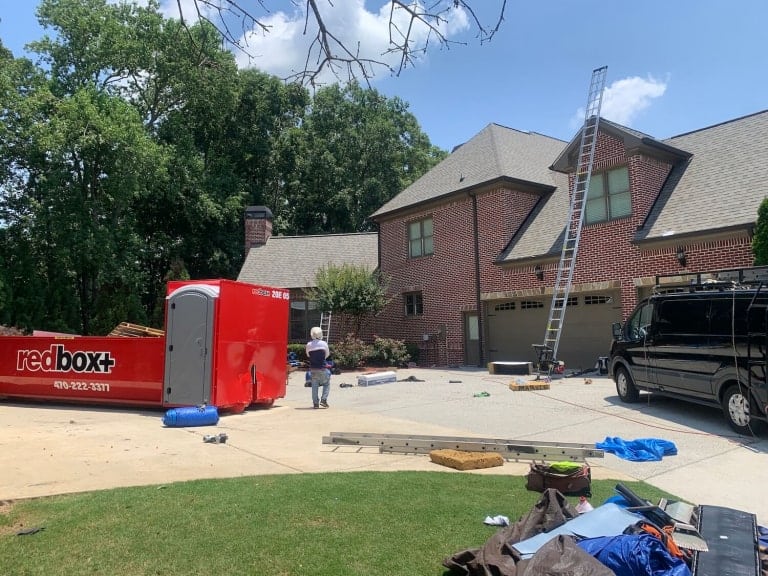 RollOff Dumpster Rental in Alpharetta, GA redbox+ Dumpsters of Northeast Atlanta
