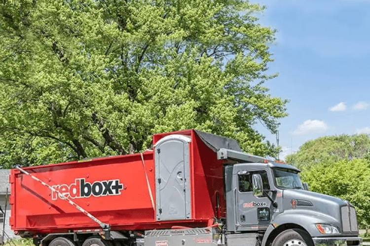 roll off dumpster at residential site in gainesville va