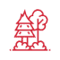 red trees icon