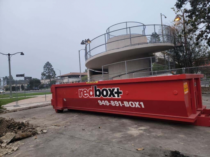 riverside dumpster rental at construction site