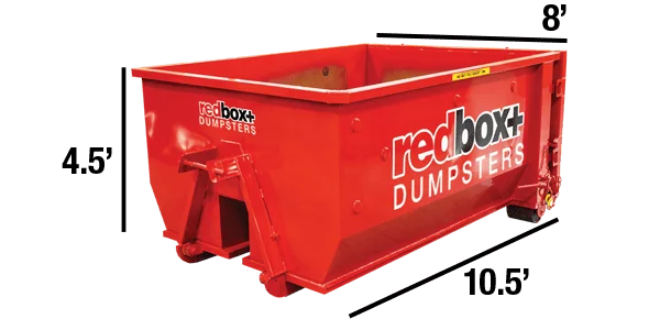 10 yard mini dumpster