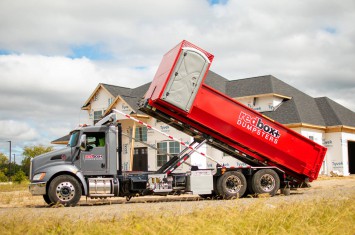 roll-off dumpster truck