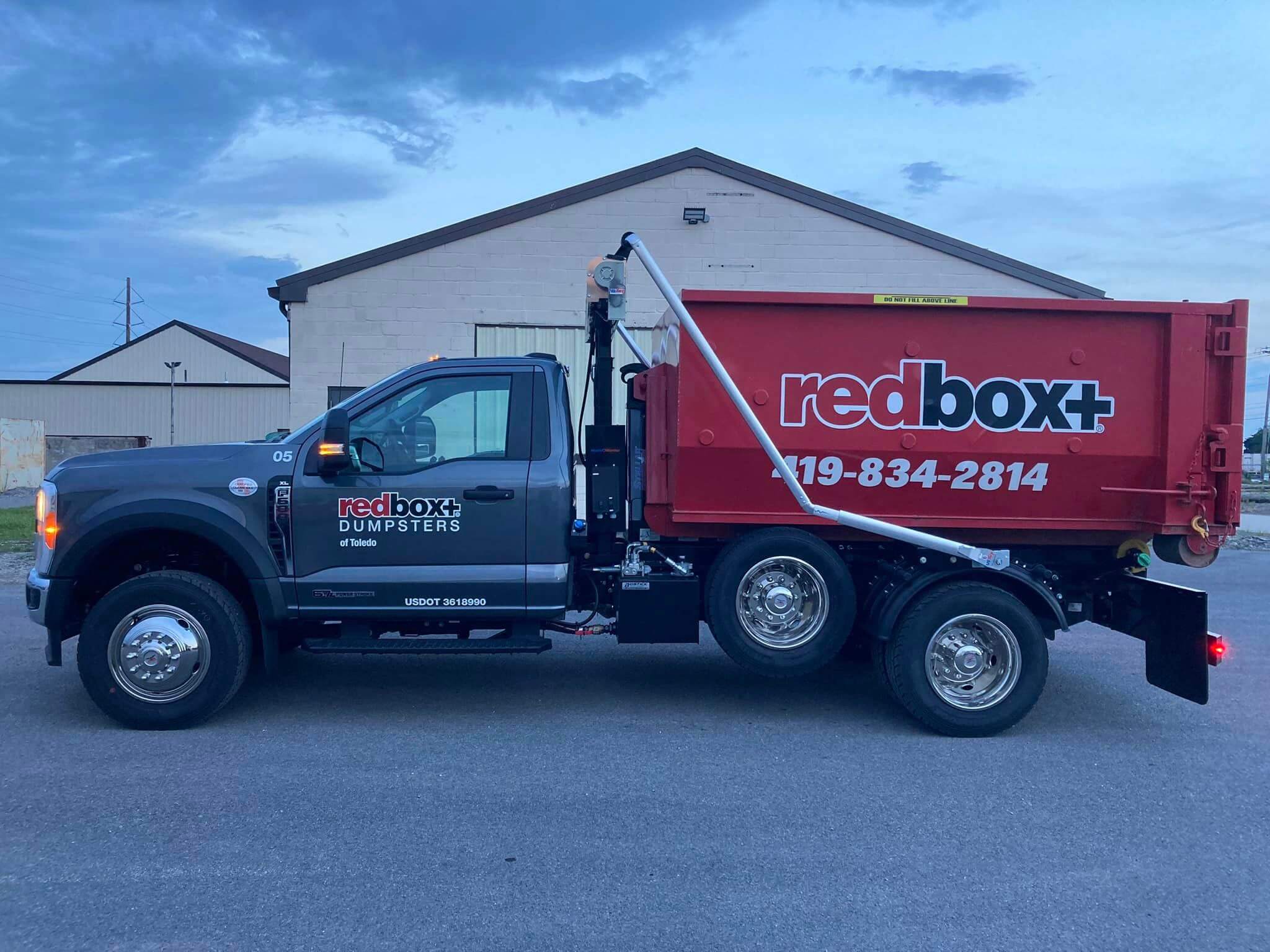 redbox+ Dumpsters of Toledo mini dumpster