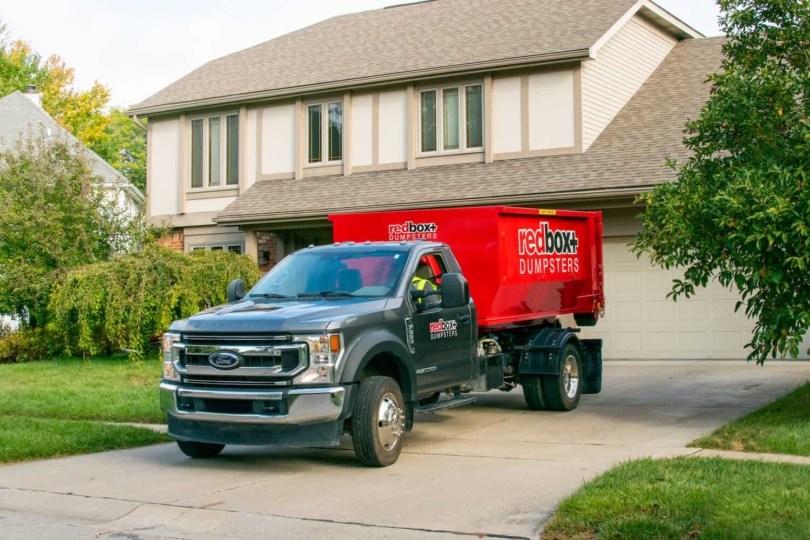 a 10-yard dumpster