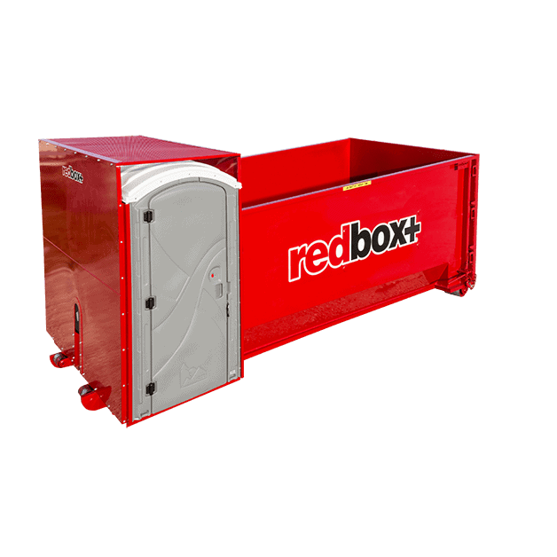 redbox+ 20-yard suburban elite dumpster rental
