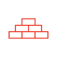 Stacked Bricks Graphic