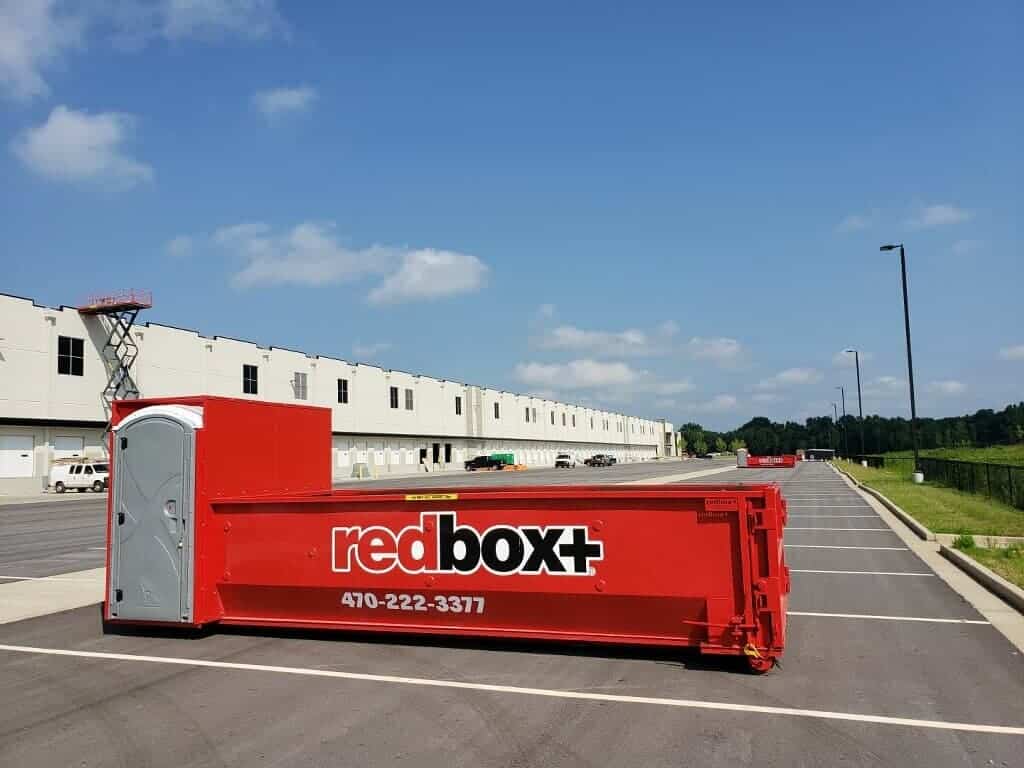 RollOff Dumpster Rental in Alpharetta, GA redbox+ Dumpsters of Northeast Atlanta